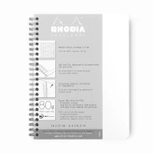 Rhodia Note Book Kareli Spiralli Defter Beyaz A5 - 1