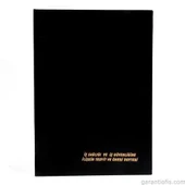 Dilman İş Sağlığı ve Güvenliğine İlişkin Tespit ve Öneri Defteri (Ciltli - Numaralı) - 1