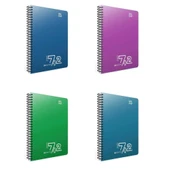 Gıpta Defter Bx Notes Spiralli Seperatörlü Plastik Kapak 7+2 A4 240 Yaprak - 1
