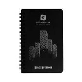 Alex Schoeller Spiralli Polipropilen Kapak Defter A4 Siyah - 2