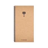 Keskin 10x19 La Plume Viking Sert Kapak 80 Yaprak Spiralli Çizgisiz Defter Çekiç 417965-99 - 1
