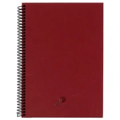Keskin Color Defter Sert Kapak Spiralli 17x24 cm 60 Yaprak Bordo - 2