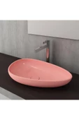 Bocchi Etna 1114-032-0125 Çanak Lavabo 58 cm Mat Somon - 3