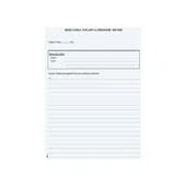 Dilman Genel Kurul Toplantı Ve Müzakere Defteri Numaralı Karton Kapak 40 Yaprak - 2