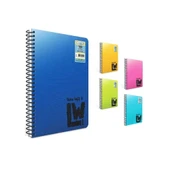 Gıpta Lw Spiralli Plastik Kapak Kareli Defter A4 80 Yaprak thumbnail 2