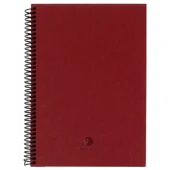 Keskin Color Defter Sert Kapak Spiralli 17x24 cm 60 Yaprak Bordo - 1