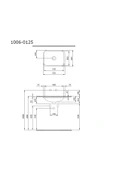 Bocchi Scala Tezgahaltı Lavabo 55 Cm Mat Beyaz 1006-002-0125 - 2