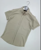 Cafes Erkek Pamuklu Yazlık Kısa Kollu Gömlek 7293 thumbnail 1