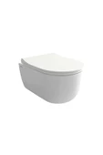Bocchi V-tondo Rimless Kısa Asma Klozet Beyaz 1417-001-0128 Kapak Dahil - 1