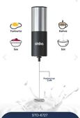 Sinbo Profesyonel Süt Ve Kahve Köpürtücü - Super Power Motor Sto-6727 Yeni Seri Süt Köpürtücü Milk Frother - 1