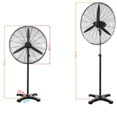 Ventus 30" Vantilatör Sanayi Tipi 150W -Ayaklı - 4