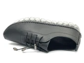 Ayakdaş Hakiki Deri Ortopedik Üstü Saraç Detaylı Kadın Babet Ayakkabı thumbnail 5