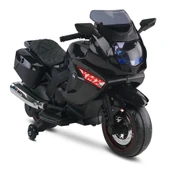 Babyhope 438a Xmx-316 Ledli Akülü Motor 12 Volt Siyah - 1
