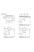 Taormina Pro Etajerli Lavabo 66 cm 1007-001-0126 - 2