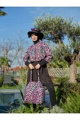Tesmay 22150 Siyah Dijital Desenli Lycralı Tesettür Mayo thumbnail 6