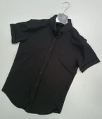 Cafes Erkek Pamuklu Yazlık Kısa Kollu Gömlek 7293 thumbnail 3