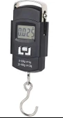 Busstier 50Kg LCD Dijital Bagaj Tartısı Pilli El Terazisi Seyahat Balık Tartma Terazisi - 2