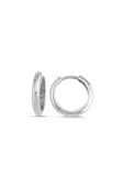 3-4,5 mm Küçük Halka Geçirmeli Charm Doğal İnci Küpe - 5