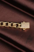 316L Çelik Vip Seri Gold Renk Gurmet Model Bileklik - TJ-BB6057 - 3
