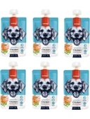 6 Adet Wanpy Taze Tavuklu&Havuçlu Köpek Et  Ezmesi 90Gr  Skt:09/2025 - 1
