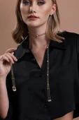 Dorika Toplu Doğal İncili Şal - 2