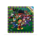 Mickey Ve Çılgın Yarışçılar 16 Parça Ahşap Oyuncak Yapboz Zafer Kupası - 1