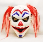 Kızıl Saçlı Joker Palyaço Maskesi - 1