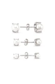 7,5 mm Doğal İncili Küpe - 6