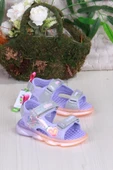 Vicco 332.P25Y.254 Lila Can Anatomik Işıklı Kız Çocuk Sandalet thumbnail 1