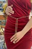 4,5 mm Dorika Toplu Doğal İnci Kemer - 3