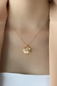 3,5 mm İstiridye Doğal İnci Kolye - 2