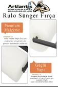 Sünger Rulo Fırça 15 li 1 Paket Siyah Plastik Saplı Boyama Süngeri Sanatsal Sünger Boya Fırçası Parmak Guaj Akrilik Boya - 4