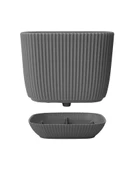 Omnipazar KRS-381 Dekoratif Plastik Mercan Kare Saksı 0.27 Litre No 1 thumbnail 4