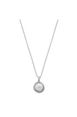 10,5 mm Zirkon Taşlı Doğal İnci Kolye - 6