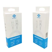 Micro 3100 Mah 1M Usb Şarj Kablosu Arbaks ARB100 (Beyaz) - 1