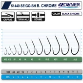 Owner 51440 Seigo-Bh Black Chrome İğne - 2