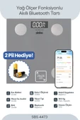Sinbo SBS-4473 Bluetooth Dijital Yağ Su Kas Vücut Kitle Endeksi Kilo Ölçer Tartı Baskül - 1
