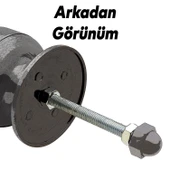 Kapı Tokmağı Topuzu Kolu Metal Tokmak Antik Sarı thumbnail 3