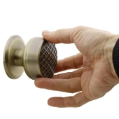 Kapı Tokmağı Topuzu Kolu Metal Tokmak Antik Sarı thumbnail 4