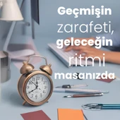 UpWay Tokmaklı Çanlı Yüksek Zil Sesli Metal Kasalı Pilli Işıklı Retro Nostaljik Çalar Saat - 7