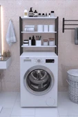 VayLife Çamaşır Makinesi Üstü Düzenleyici Raf 150x70x22.5 Beyaz - 2