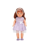 Tina Party Bebek 45 cm 34231 Mor Elbiseli thumbnail 1