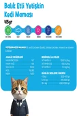 Kedi Yaş Mama Konserve Jöleli Premium Parça Etli Balıklı Yemek Besleyici Tahılsız İçerik 12 x 415 gr - 3