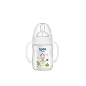 Wee Baby Safari Geniş Ağızlı Kulplu PP Biberon 0-6 Ay 250 ml - 1