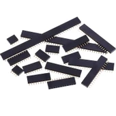120 Adet Header Seti 2,54mm Dişi 4-20 Pin 8 Çeşit Şeffaf Çantada - 5