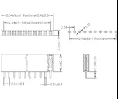 120 Adet Header Seti 2,54mm Dişi 4-20 Pin 8 Çeşit Şeffaf Çantada - 6