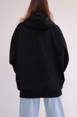 Siyah Death Note Ryuk Anime Kapşonlu Pamuklu Sweatshirt - 3
