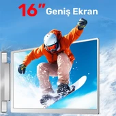 NPO NPM11 16" FHD 1200p IPS Type-C Taşınabilir 2'li Monitör Çoklayıcı Standlı Notebook Monitör - 3