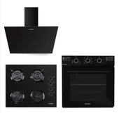 TEŞHİR Kumtel Italian Design Cam Ankastre Set - 1