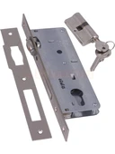 Kale 154 40 mm Geniş Makaralı Silindirli Kilit Nikel Barel ve 3 Anahtarlı - 1